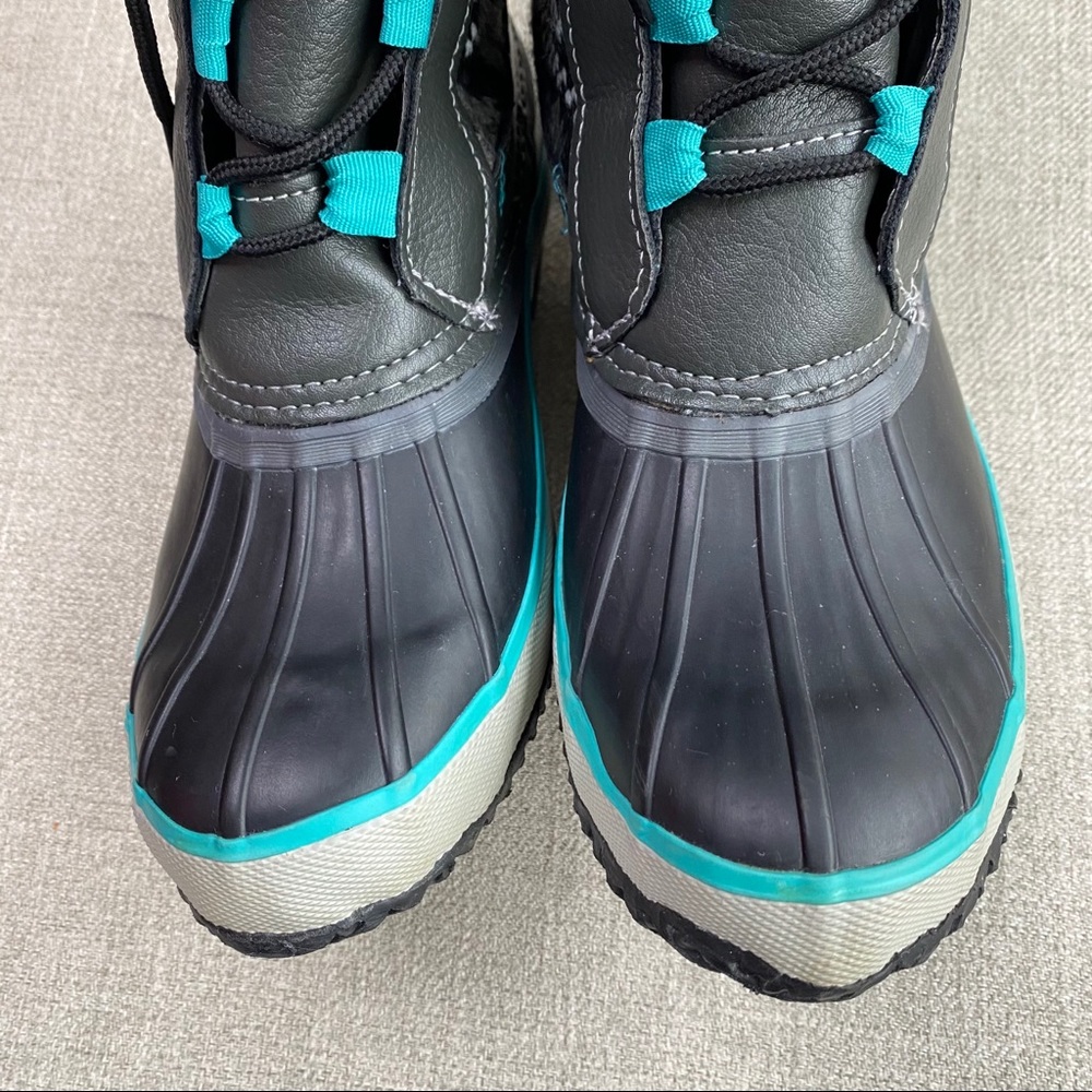 Western Chief Teal Speed Lace-Up Knit Boot - Picture 6 of 12